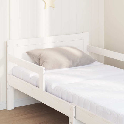 Struttura letto con materasso estensibile Bianco 80 x 200 cm | homemem39
