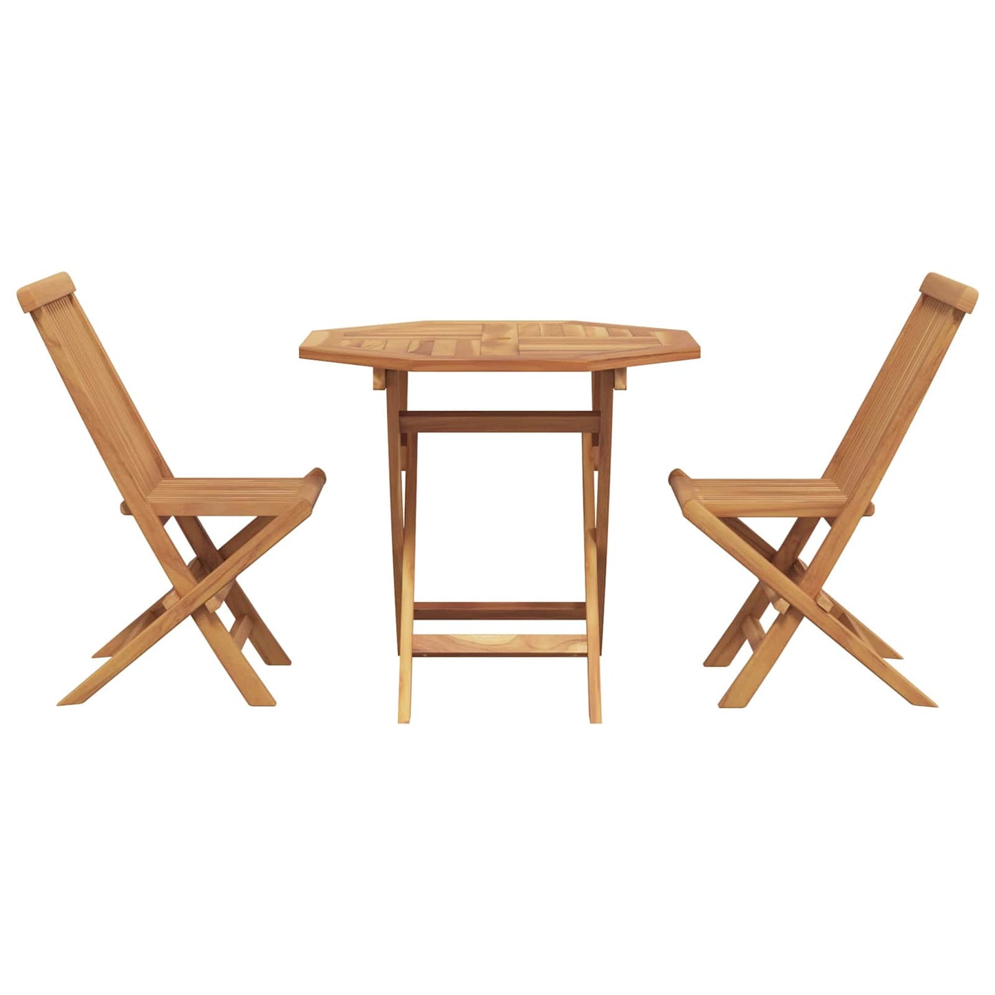 Set da Pranzo per Giardino 3 pcs Marrone | homemem39