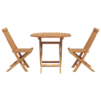 Set da Pranzo per Giardino 3 pcs Marrone | homemem39