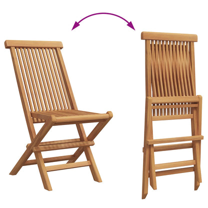 Set da Pranzo per Giardino 3 pcs Marrone
