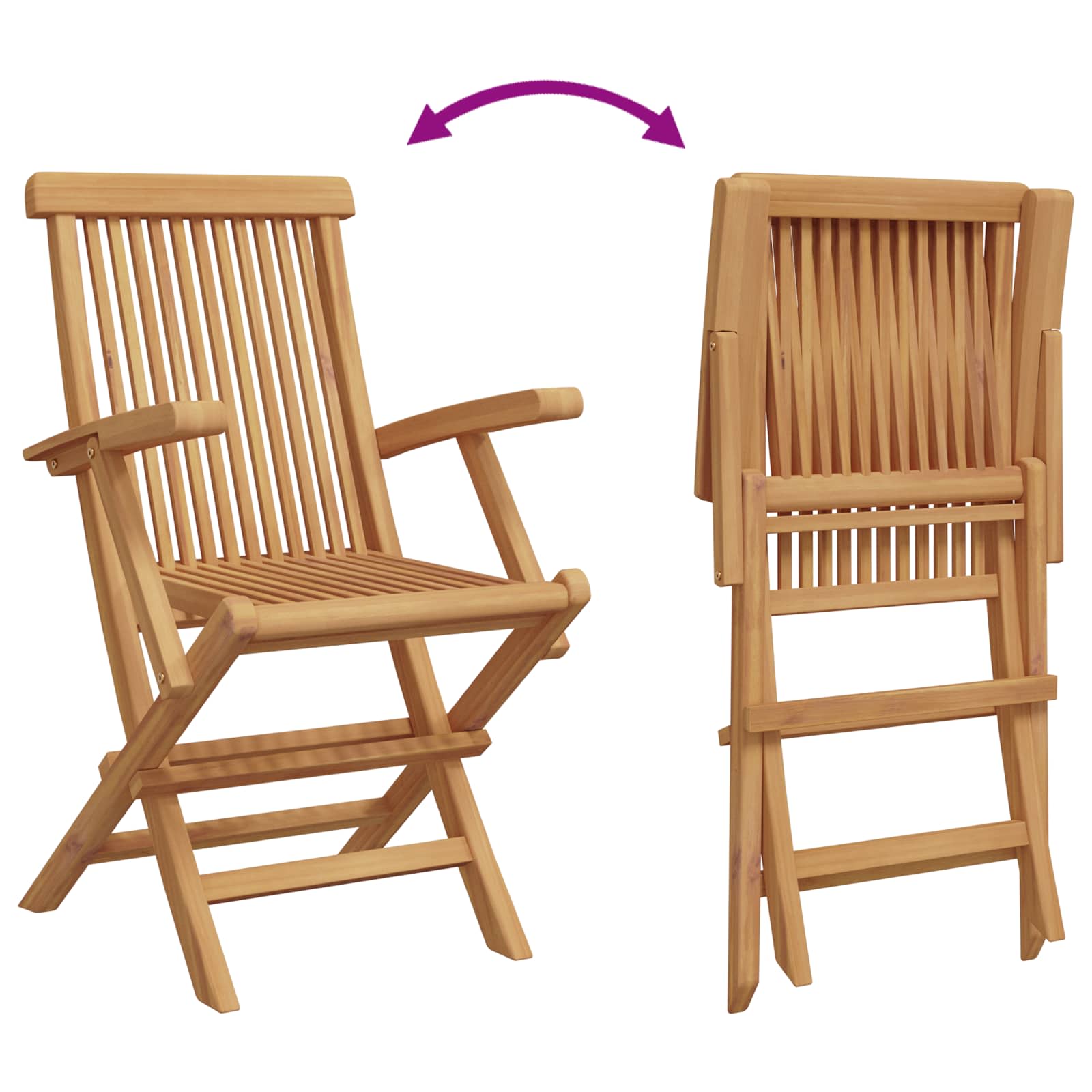 Set da Pranzo per Giardino 3 pcs Marrone | homemem39