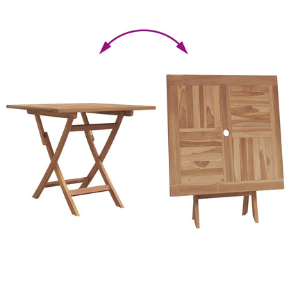 Set da Pranzo per Giardino 3 pcs Marrone