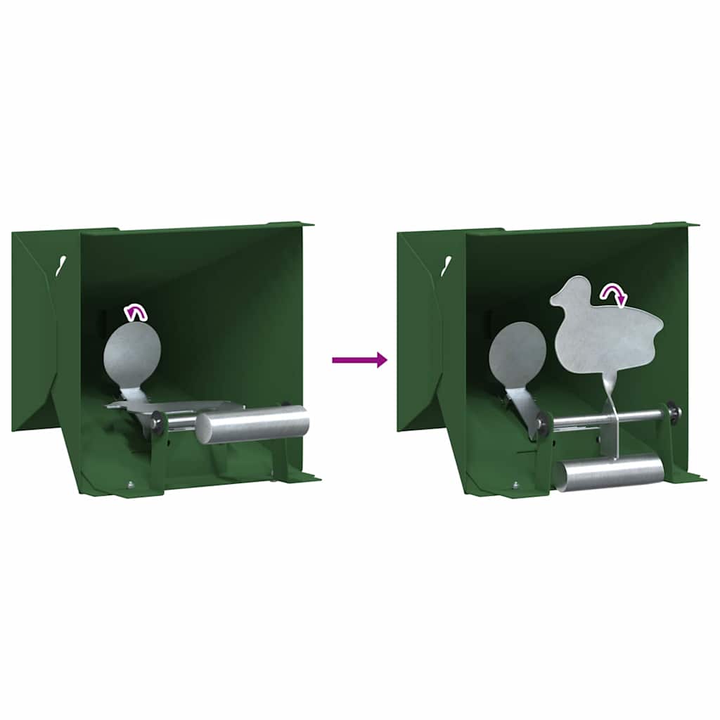 Trappola per pallini Verde 14 x 14 x 19 cm Acciaio | homemem39