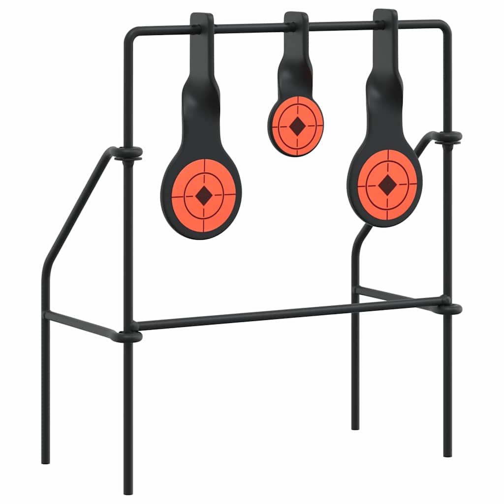 Bersaglio che si ripristina Nero 26 x 13 x 31 cm Acciaio | homemem39