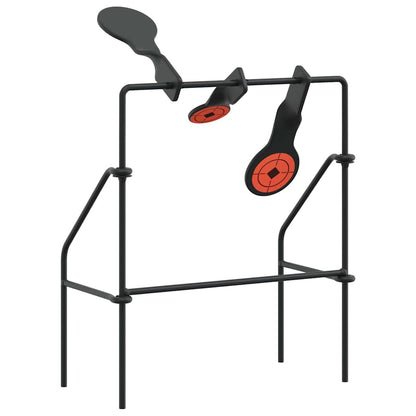 Bersaglio che si ripristina Nero 26 x 13 x 31 cm Acciaio | homemem39