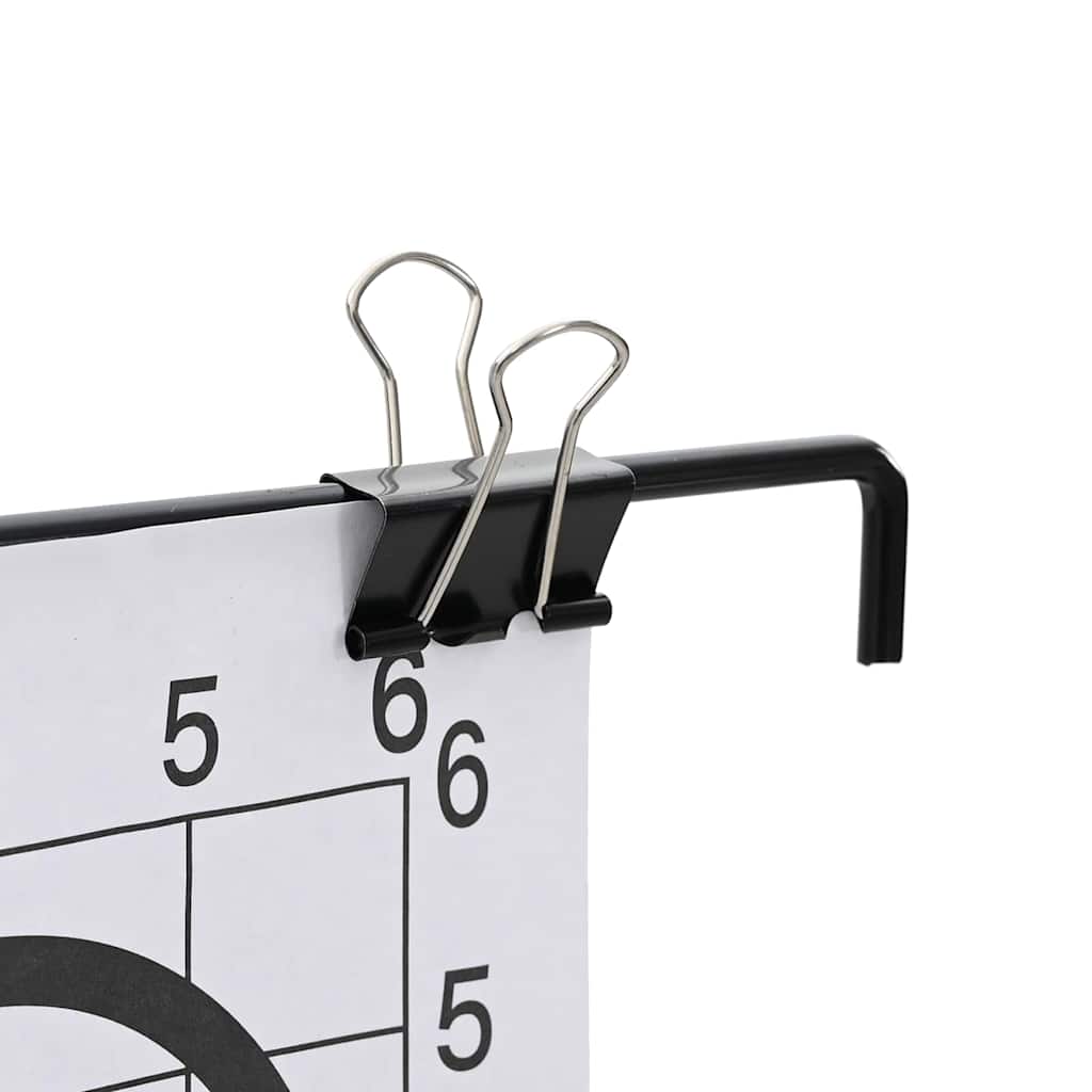 Supporto per bersaglio Nero e Bianco 82,5 x 51 x 150 cm Metallo | homemem39