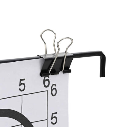 Supporto per bersaglio Nero e Bianco 82,5 x 51 x 150 cm Metallo | homemem39