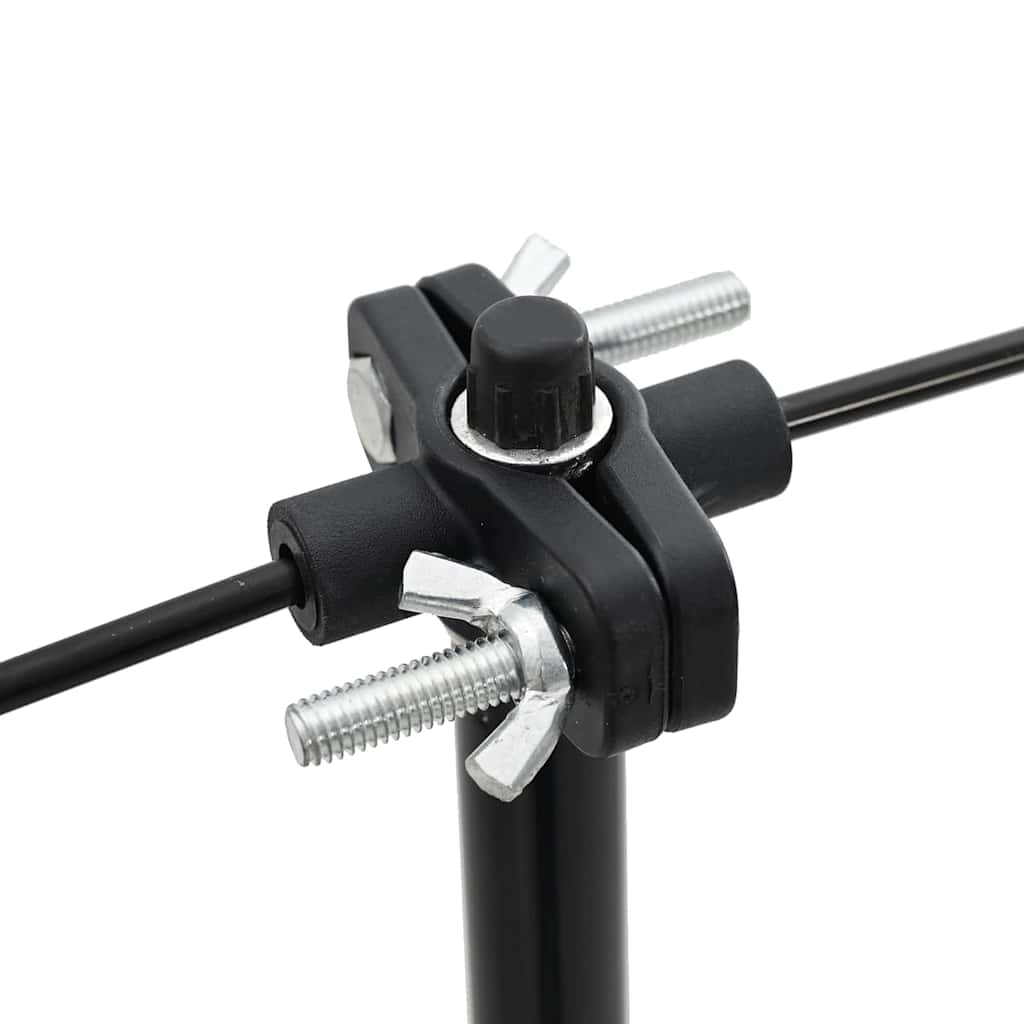Supporto per bersaglio Nero e Bianco 82,5 x 51 x 150 cm Metallo | homemem39