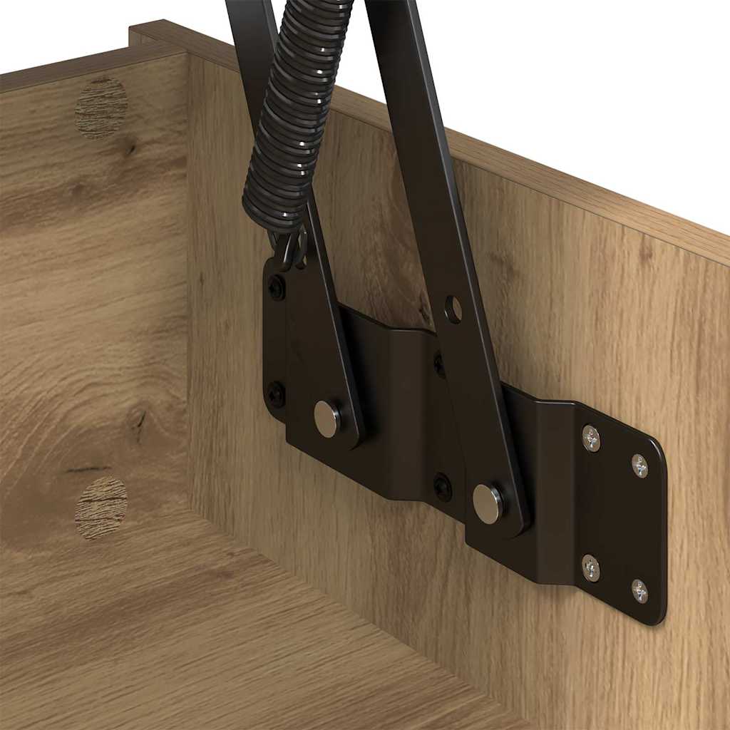 Tavolino da salotto Rovere artigianale 80 x 50,5 x 41,5 cm