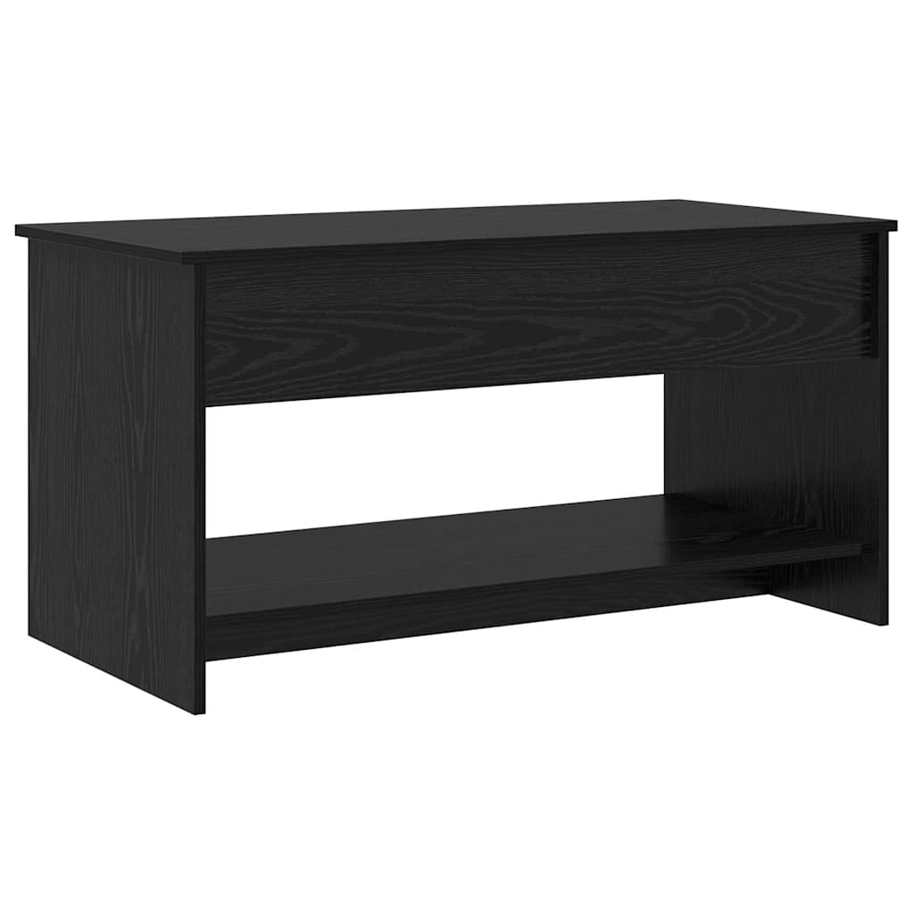 Tavolino da salotto Rovere Nero 80 x 50,5 x 41,5 cm