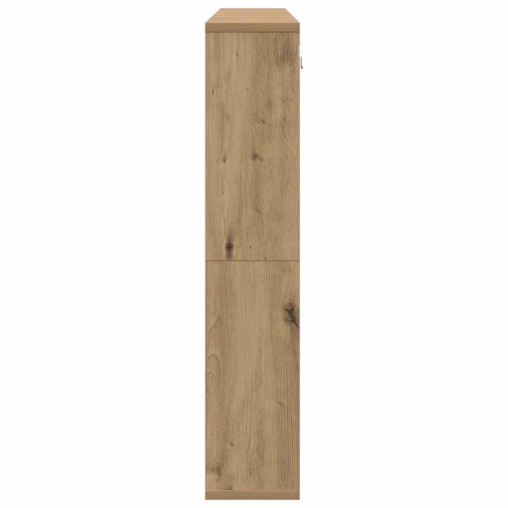 Mobiletto per specchio Rovere artigianale 91 x 15 x 76,5 cm | homemem39