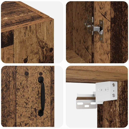 Armadietto a muro Legno vecchio 69,5 x 34 x 90 cm