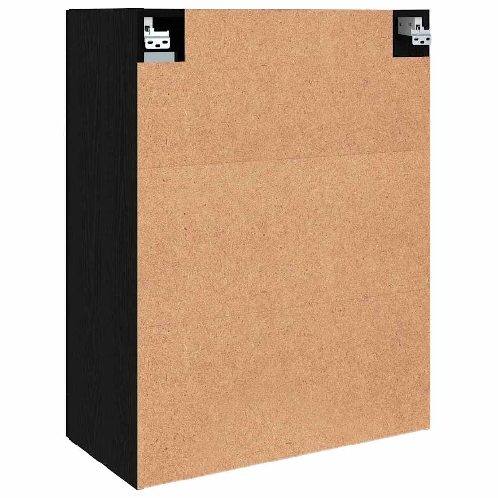 Mobiletto da parete appeso Nero 69.5 x 34 x 90 cm