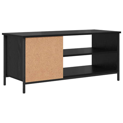 Mobile TV Rovere Nero 100 x 40 x 45 cm Legno multistrato