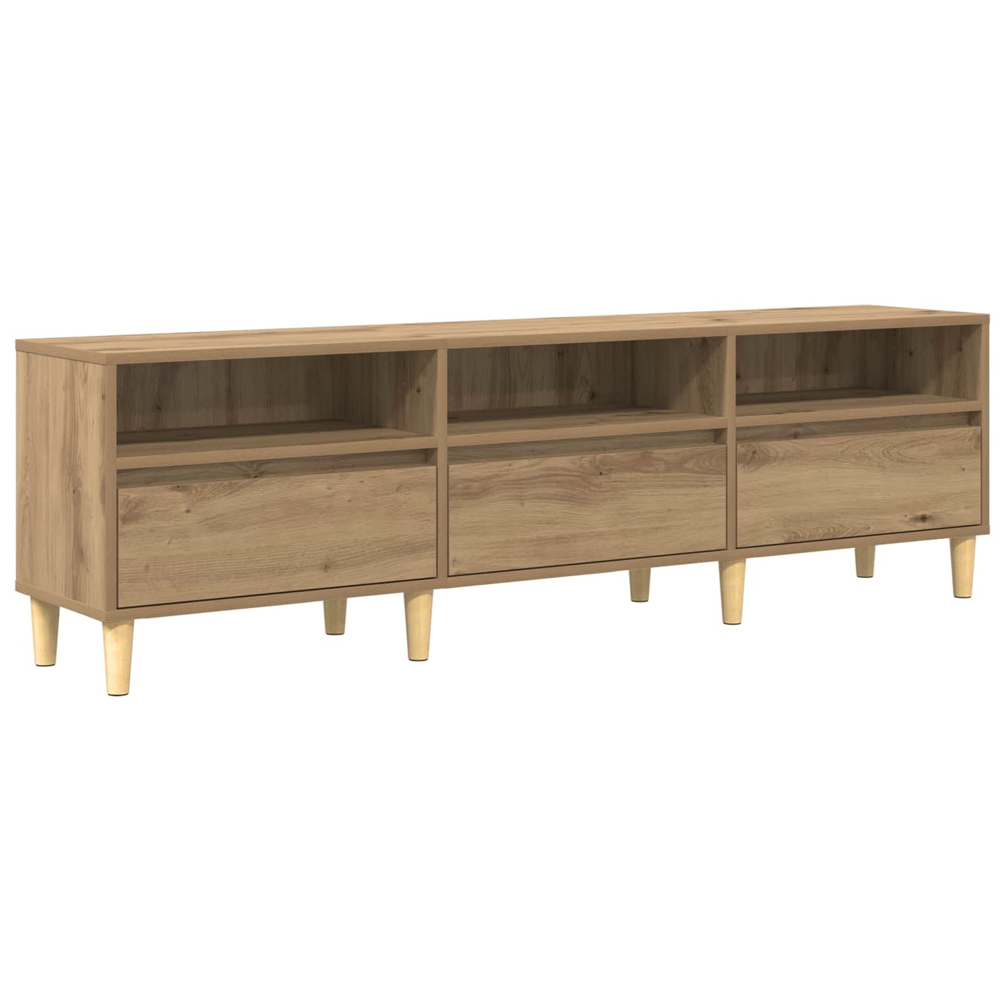 Mobile TV Rovere artigianale 150 x 30 x 45 cm Legno multistrato