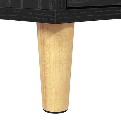 Mobile TV Rovere Nero 150 x 30 x 45 cm Legno multistrato