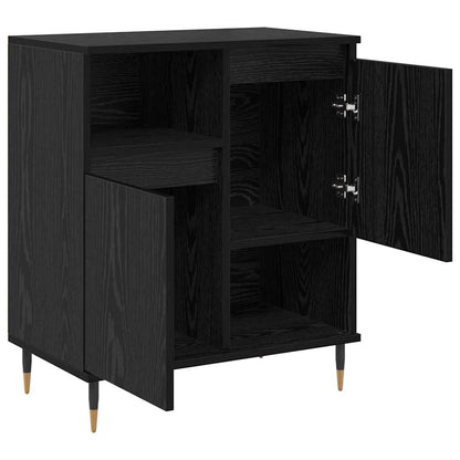 Credenza Rovere Nero 60 x 35 x 70 cm