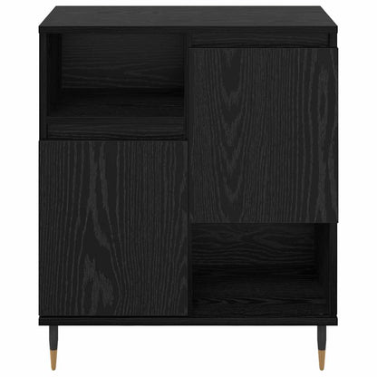 Credenza Rovere Nero 60 x 35 x 70 cm