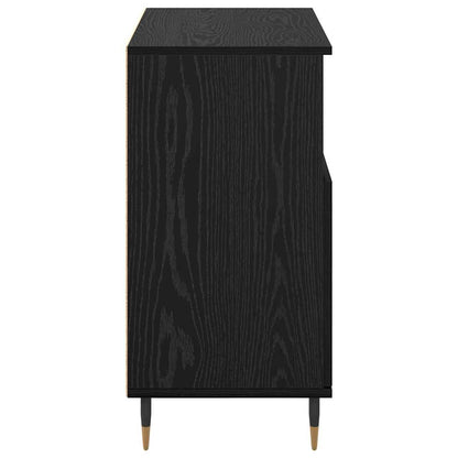 Credenza Rovere Nero 60 x 35 x 70 cm