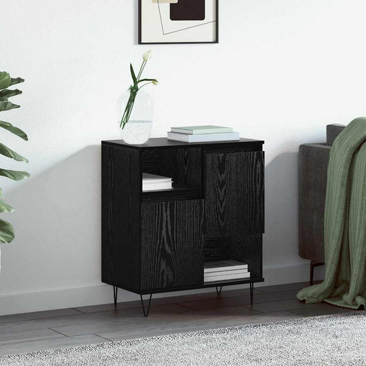 Credenza Rovere Nero 60 x 35 x 70 cm