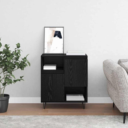 Credenza Rovere Nero 60 x 35 x 70 cm