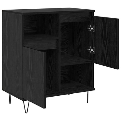 Credenza Rovere Nero 60 x 35 x 70 cm