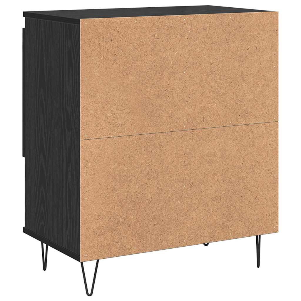 Credenza Rovere Nero 60 x 35 x 70 cm