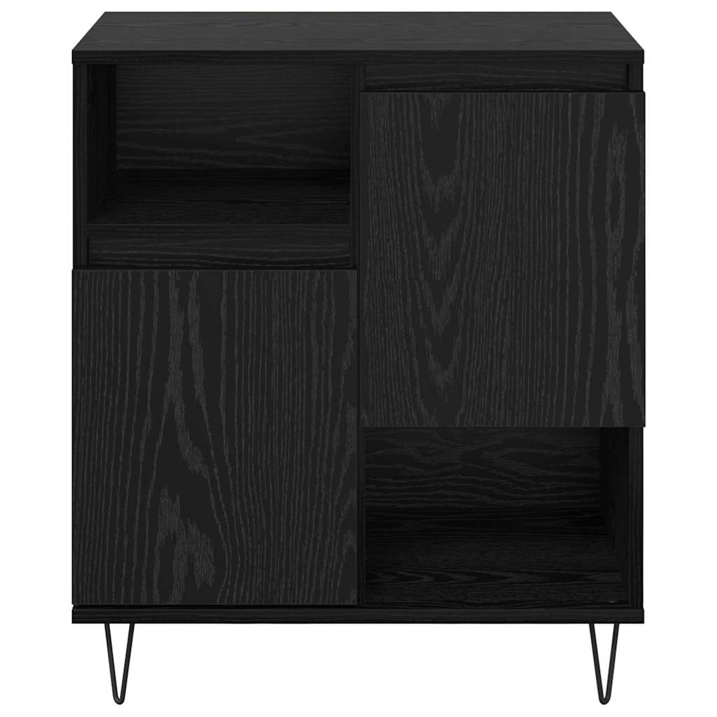 Credenza Rovere Nero 60 x 35 x 70 cm