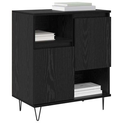Credenza Rovere Nero 60 x 35 x 70 cm