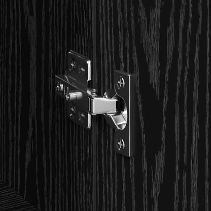 Credenza Rovere Nero 60 x 35 x 70 cm