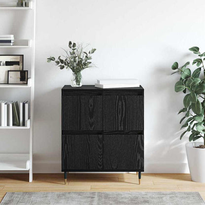 Credenza Rovere Nero 60 x 35 x 70 cm