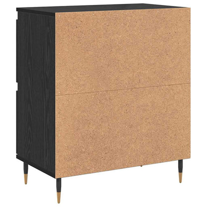 Credenza Rovere Nero 60 x 35 x 70 cm