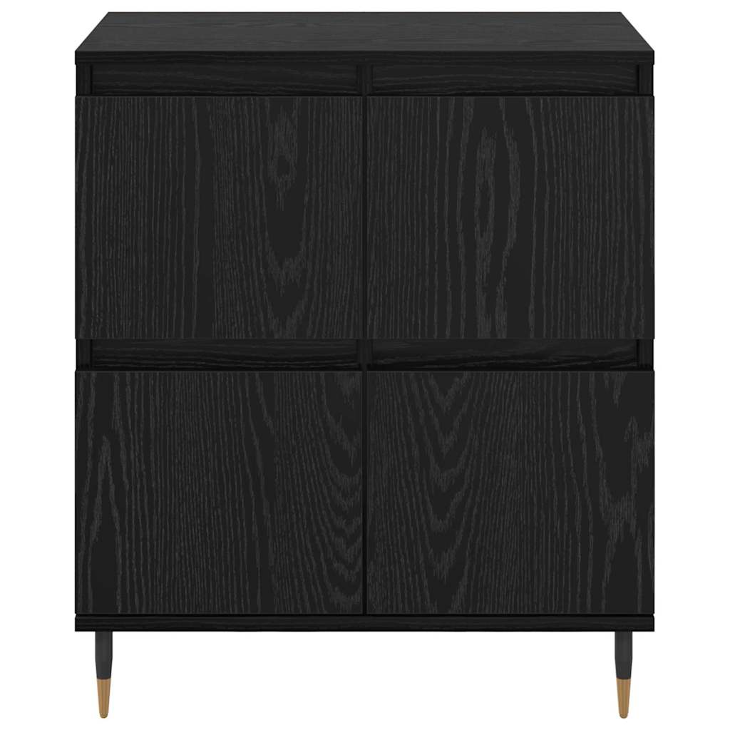 Credenza Rovere Nero 60 x 35 x 70 cm