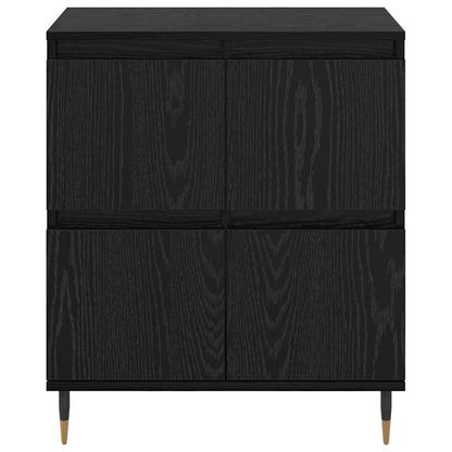 Credenza Rovere Nero 60 x 35 x 70 cm