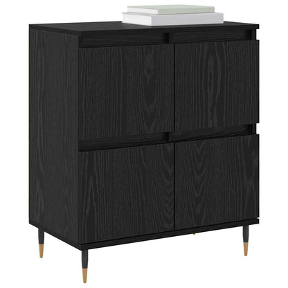 Credenza Rovere Nero 60 x 35 x 70 cm