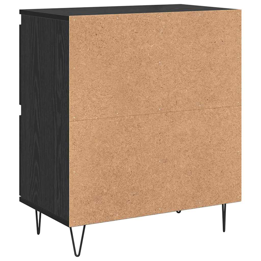 Credenza Rovere Nero 60 x 35 x 70 cm
