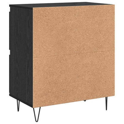 Credenza Rovere Nero 60 x 35 x 70 cm