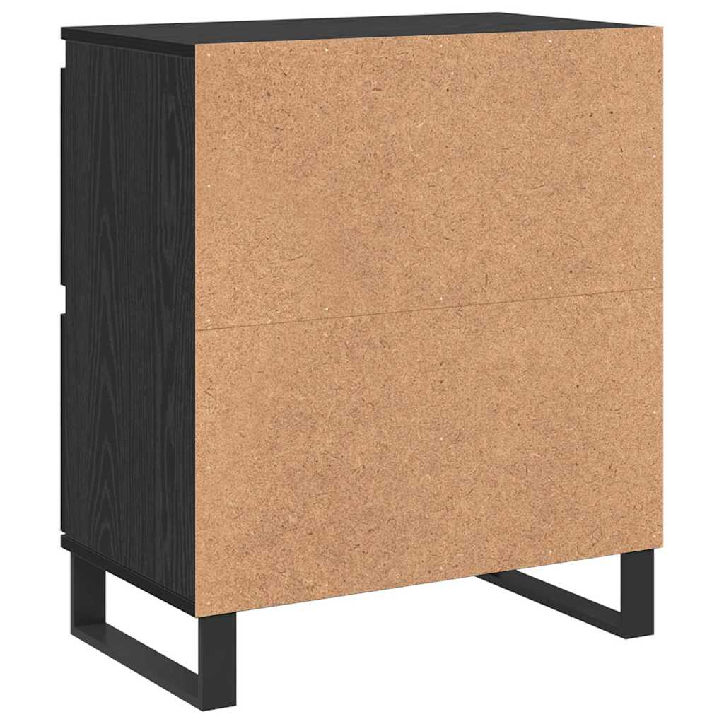 Credenza Rovere Nero 60 x 35 x 70 cm
