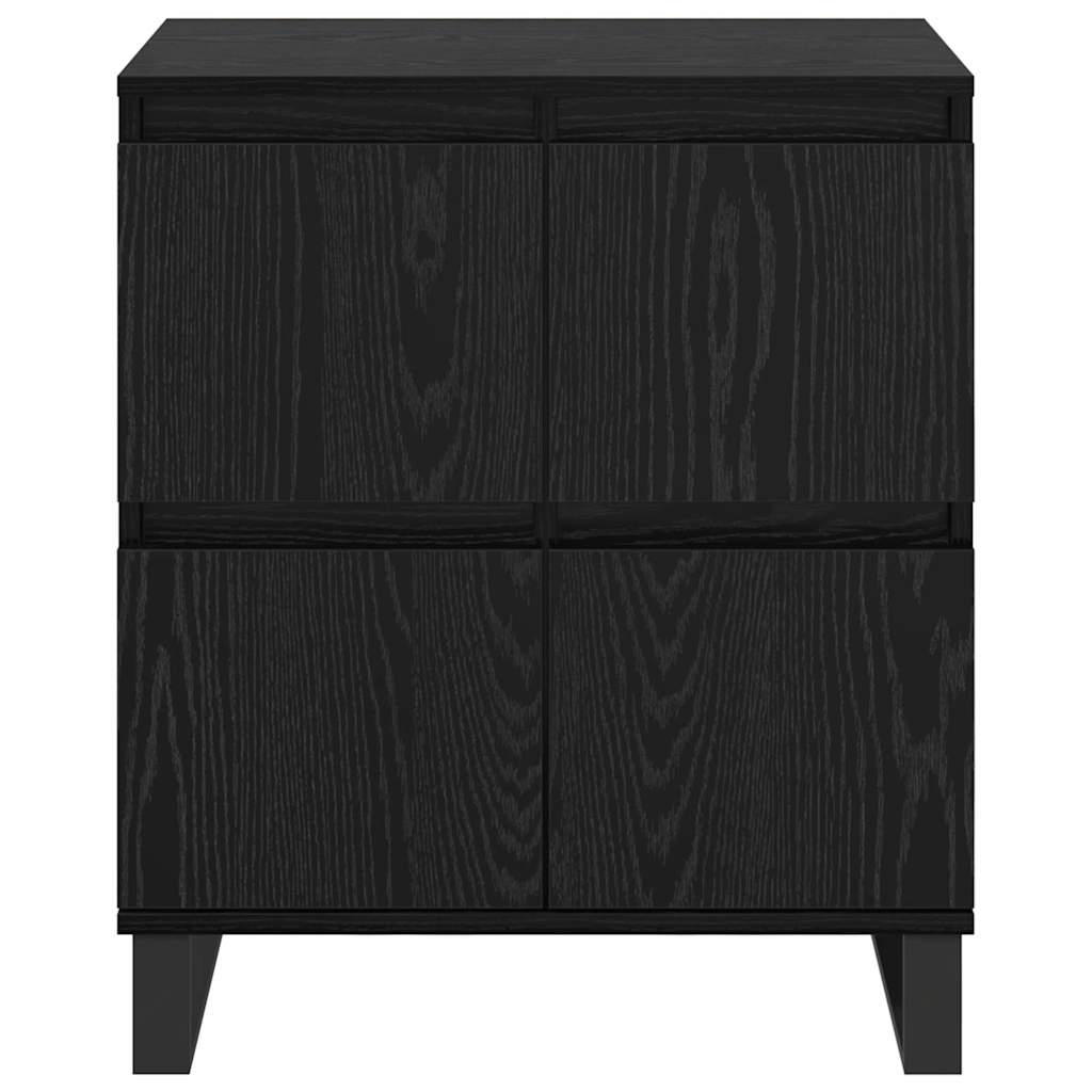 Credenza Rovere Nero 60 x 35 x 70 cm