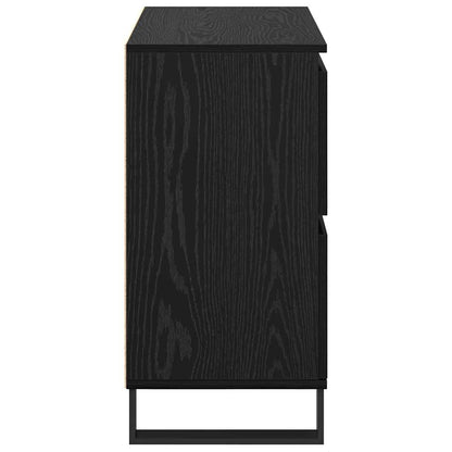 Credenza Rovere Nero 60 x 35 x 70 cm
