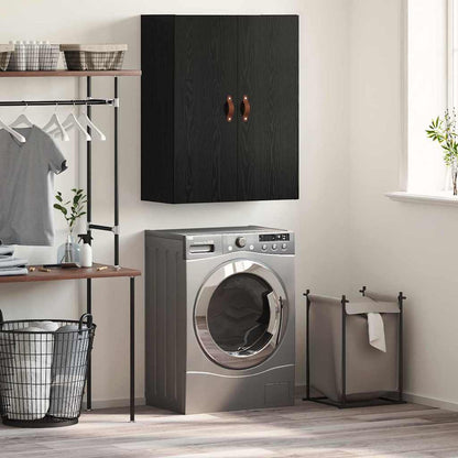 Armadietto a muro Rovere Nero 69,5 x 34 x 90 cm