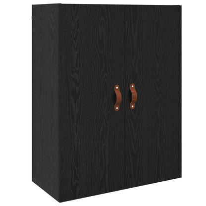 Armadietto a muro Rovere Nero 69,5 x 34 x 90 cm