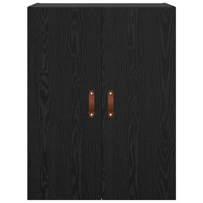 Armadietto a muro Rovere Nero 69,5 x 34 x 90 cm