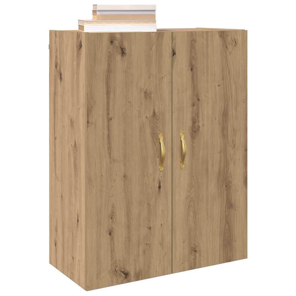 Armadietto a muro Rovere artigianale 69,5 x 34 x 90 cm