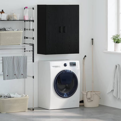 Armadietto a muro Rovere Nero 69,5 x 34 x 90 cm