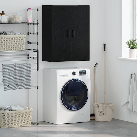 Armadietto a muro Rovere Nero 69,5 x 34 x 90 cm