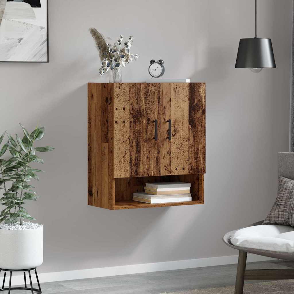 Mobiletto a muro Legno vecchio 60 x 31 x 70 cm