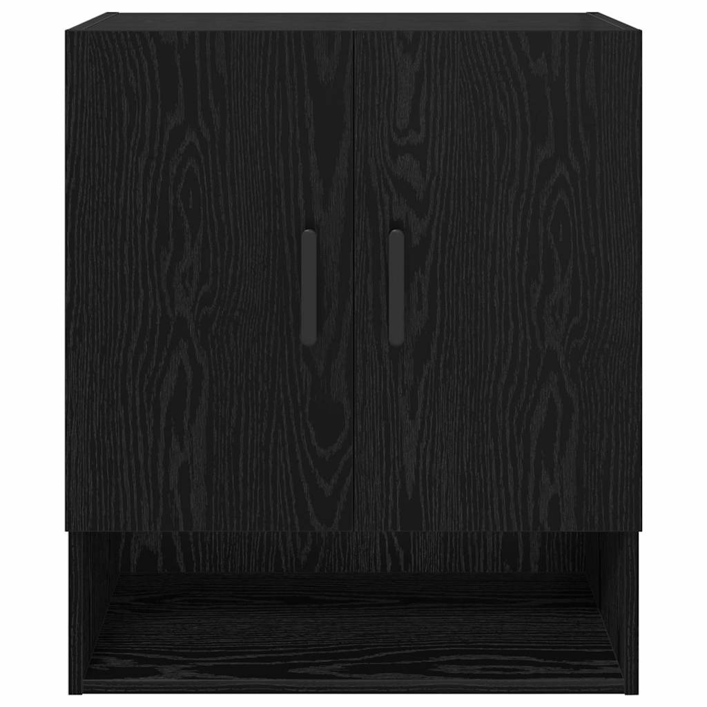 Mobiletto a muro Rovere Nero 60 x 31 x 70 cm Legno multistrato