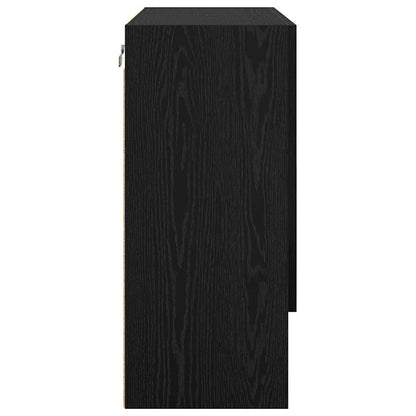 Mobiletto a muro Rovere Nero 60 x 31 x 70 cm Legno multistrato | homemem39