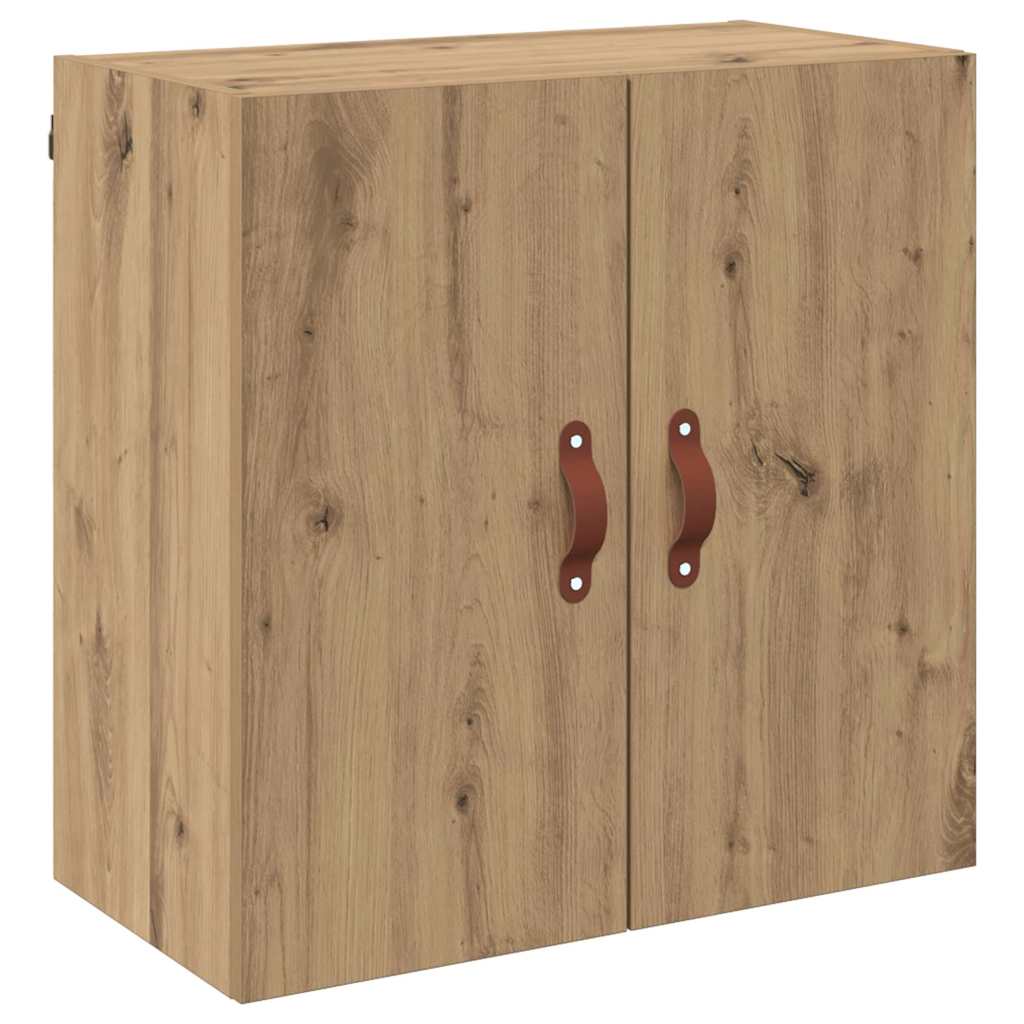 Armadietto a muro rovere artigianale 60 x 31 x 60 cm | homemem39